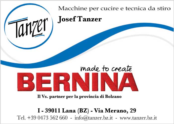 Tanzer - macchine per cucire e tecnica da stiro